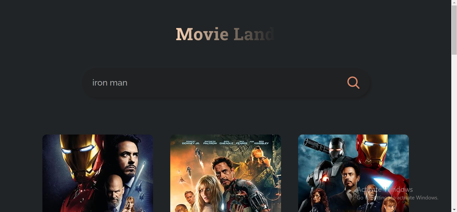 Simple Movie Search